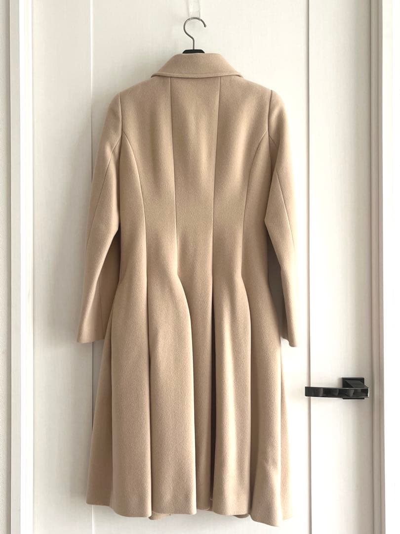 Rene ルネ　ベージュ フレアコート　サイズ34 アンゴラ