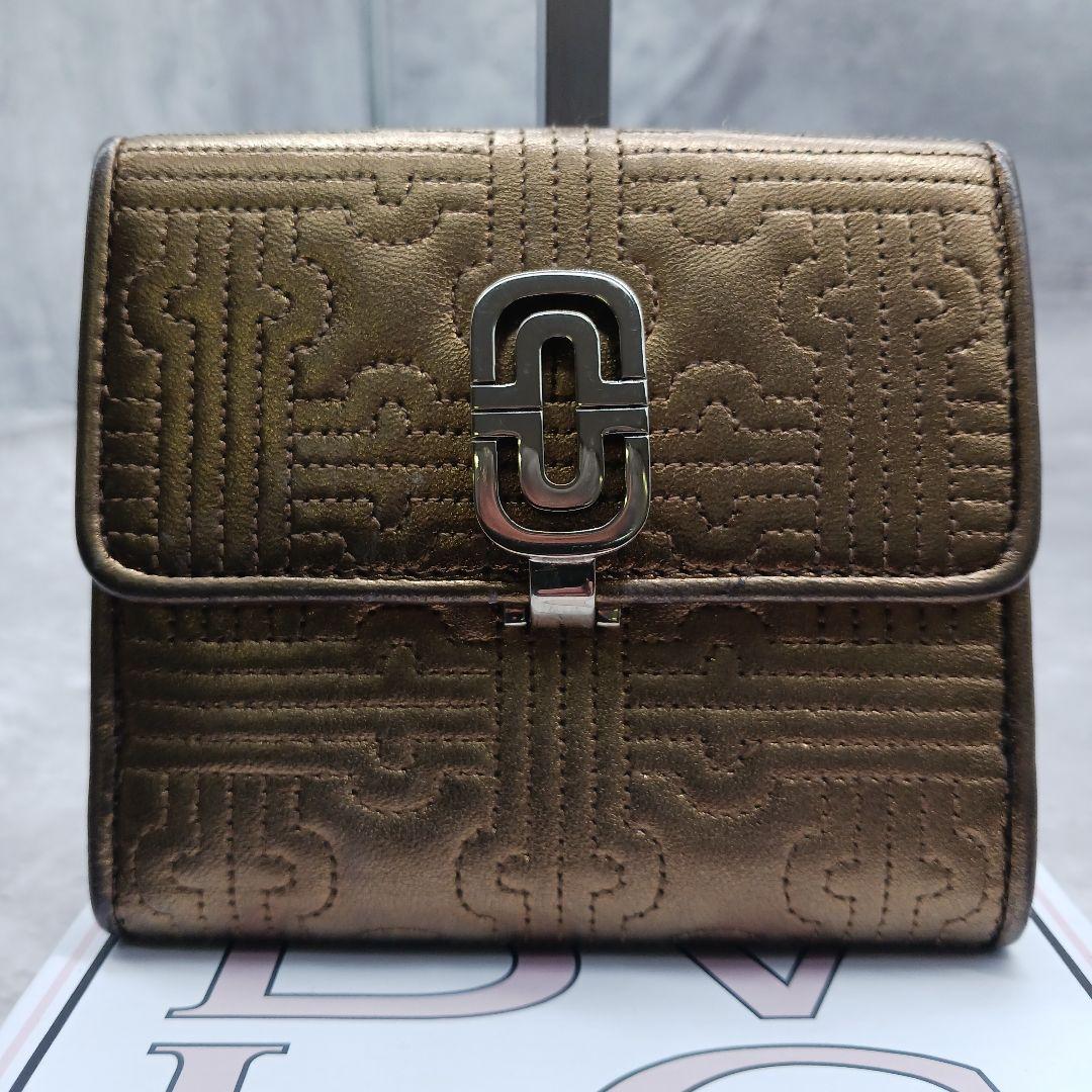 ✨廃盤.希少✨ ブルガリ パレンテ クリップ開閉 レディース 折財布 ゴールド