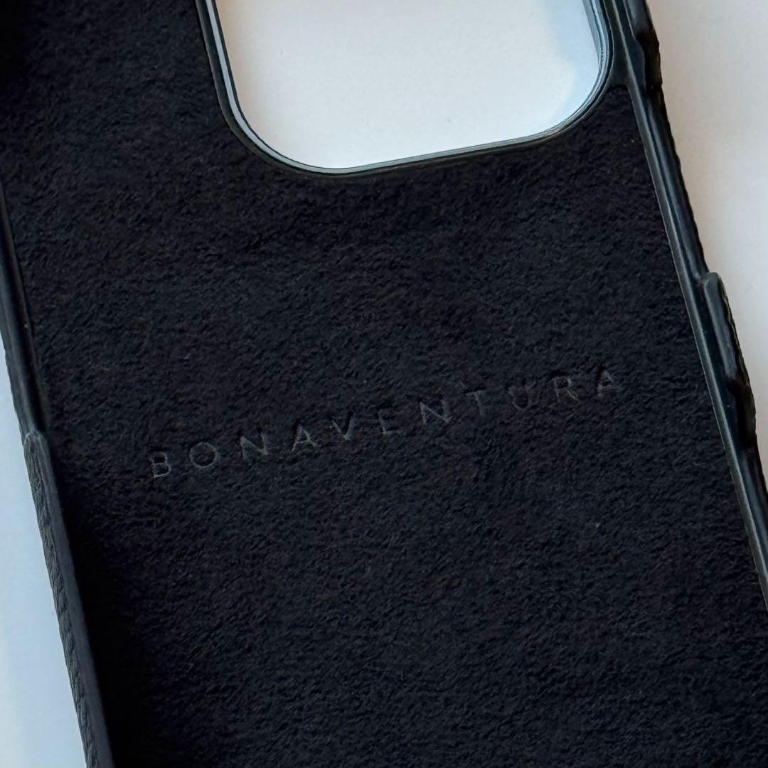 BONAVENTURAバックカバーケース iPhone 16Pro ブラック