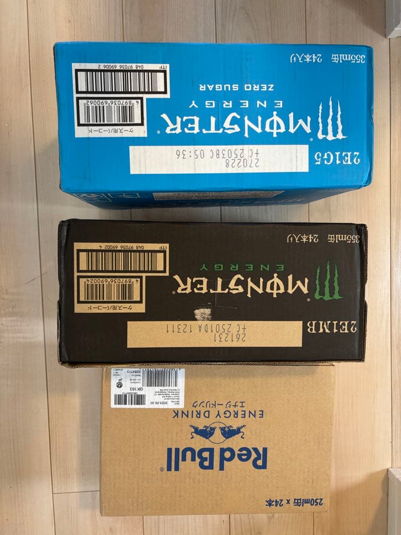 エナジードリンク各種計3箱72缶　特別価格