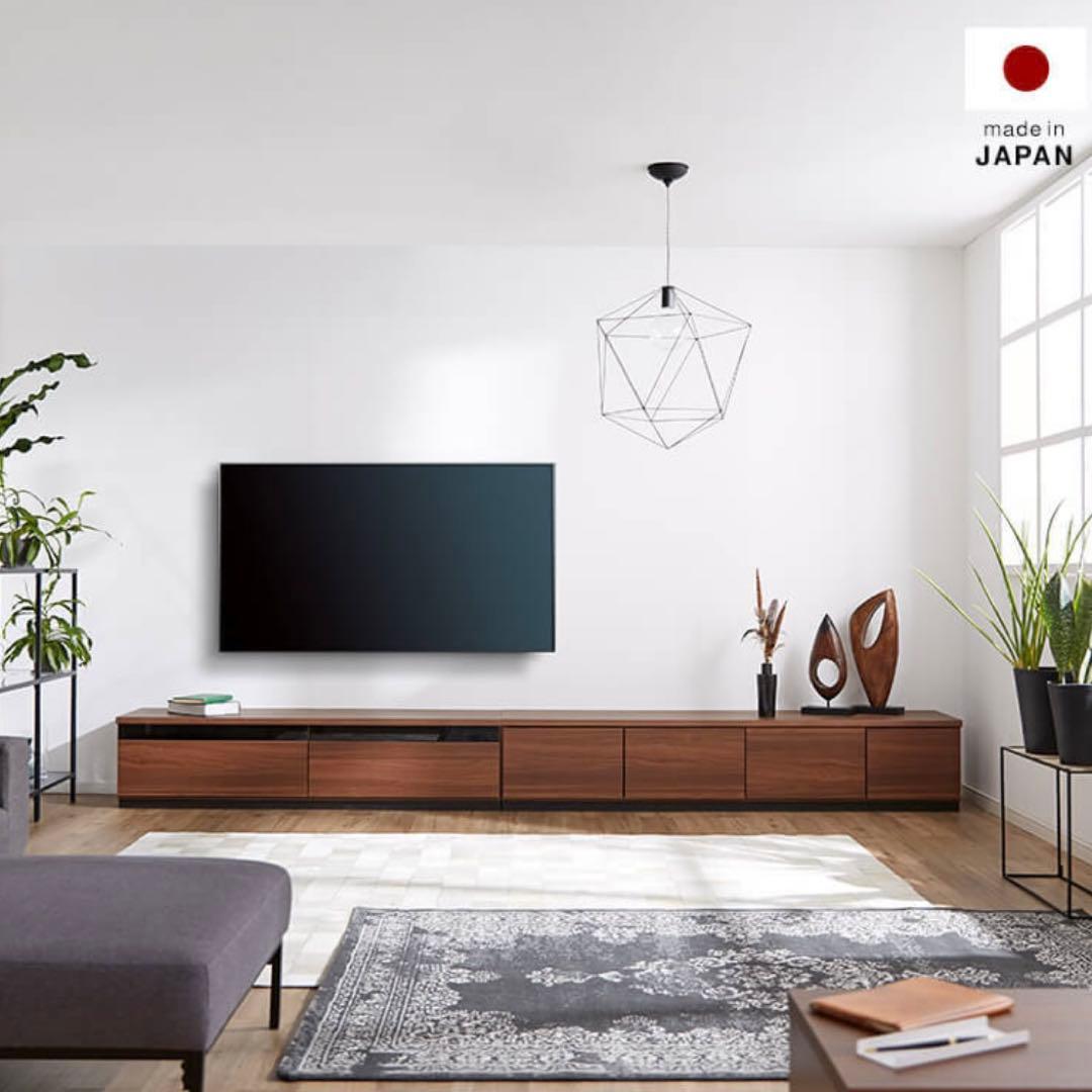 【新品】LOWYA　テレビ台　ローボード　幅150cm　ウォルナット