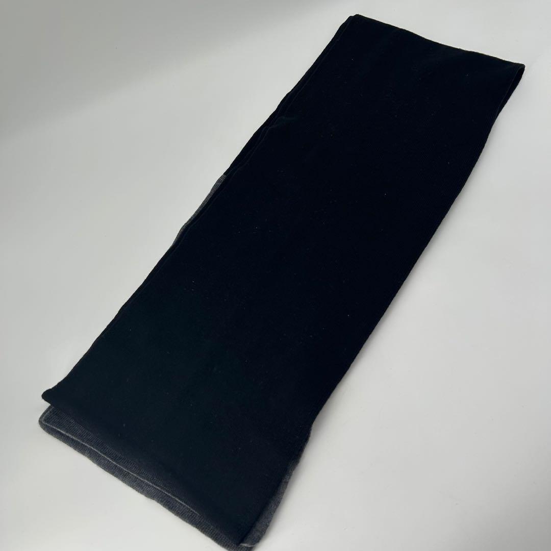 美品✨y2k DIOR ディオールオム ウール バイカラー マフラー グレー