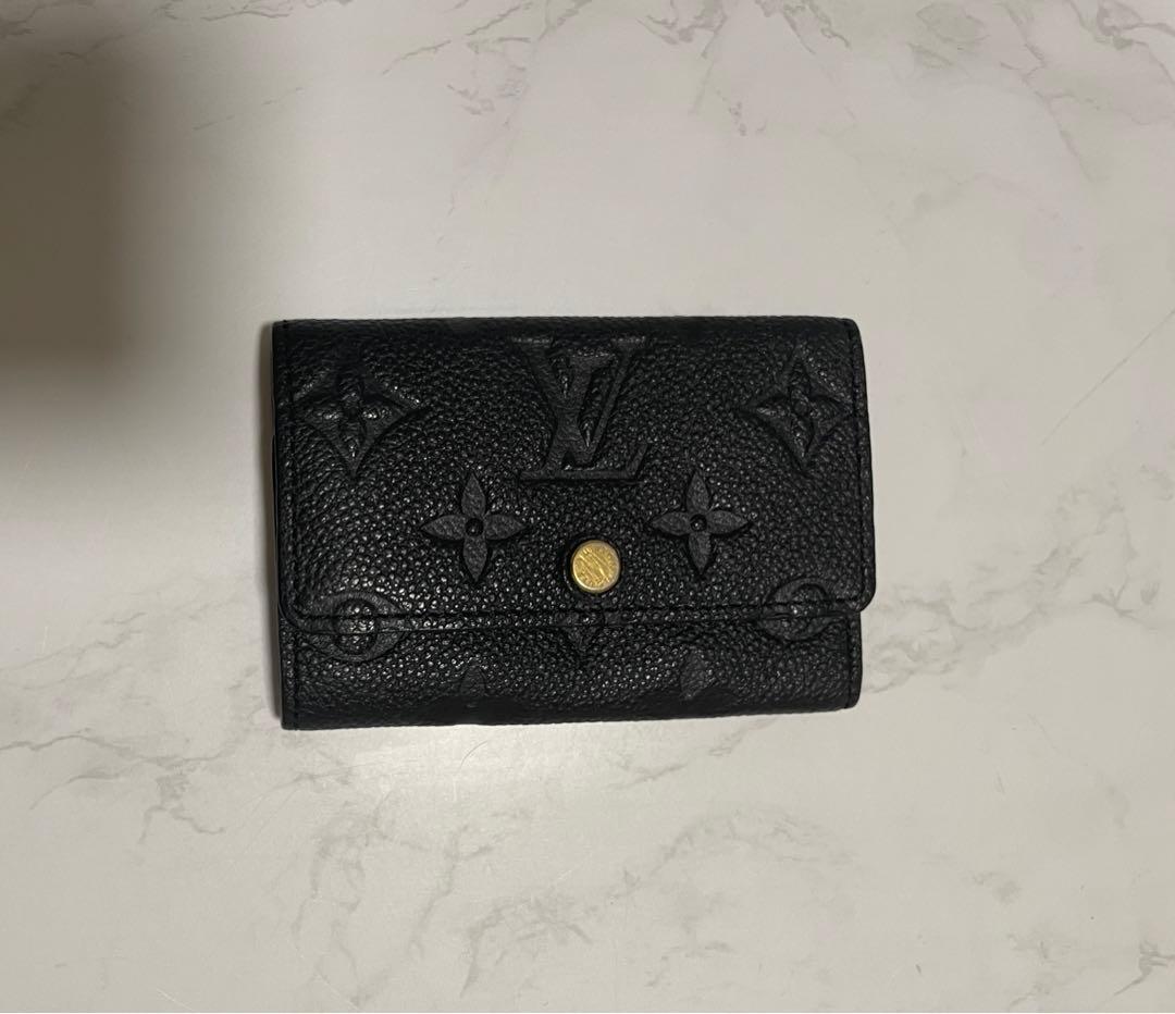 Louis Vuitton キーケース M62648 黒 レザー