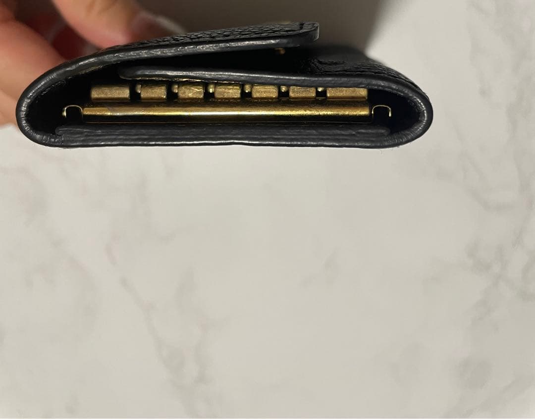 Louis Vuitton キーケース M62648 黒 レザー