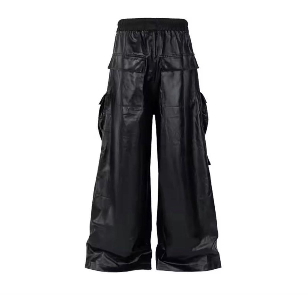 即日発送！rickowens似 opium coating cargopants