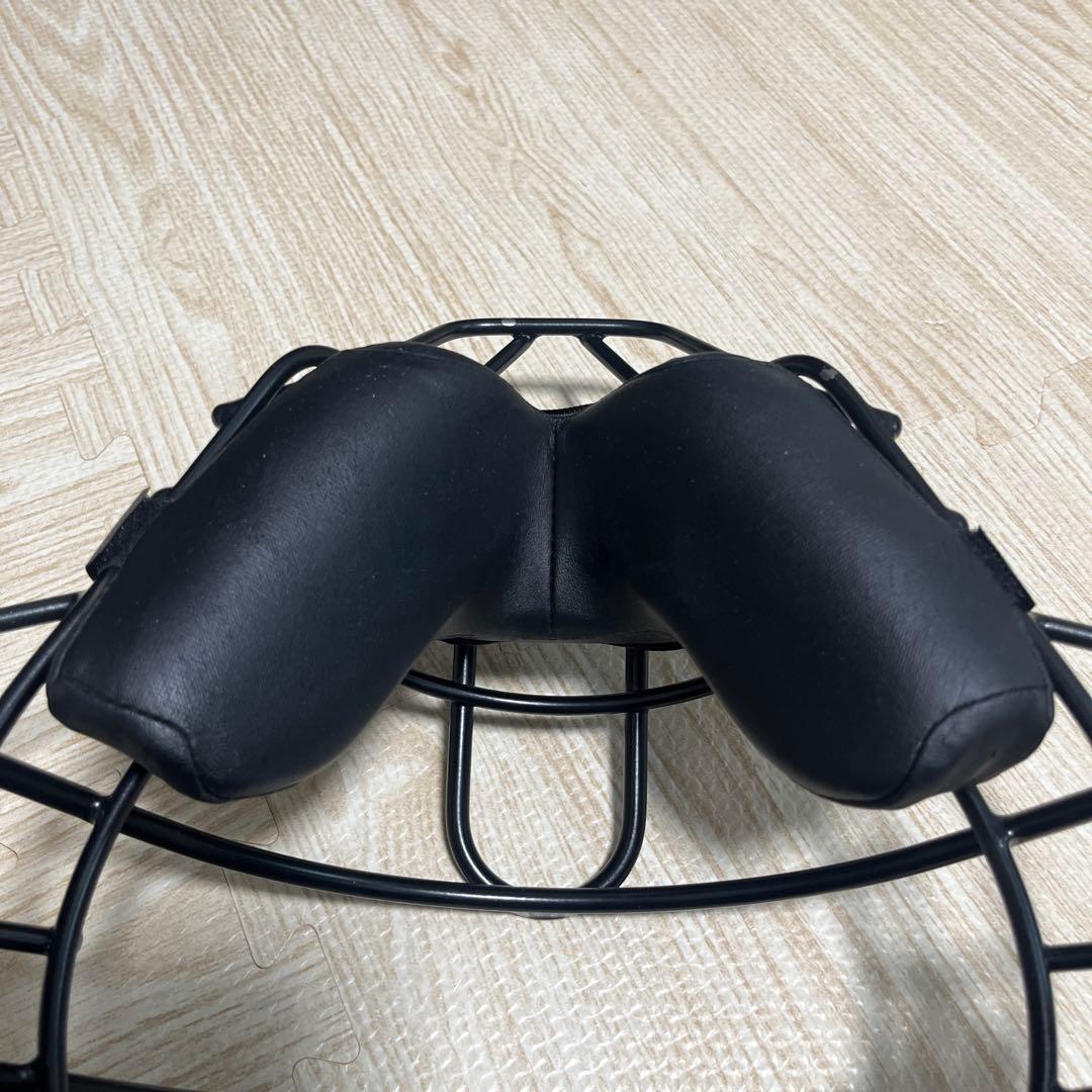 ミズノプロ　硬式用　チタンフレーム　マスク　審判　捕手用　ブラック