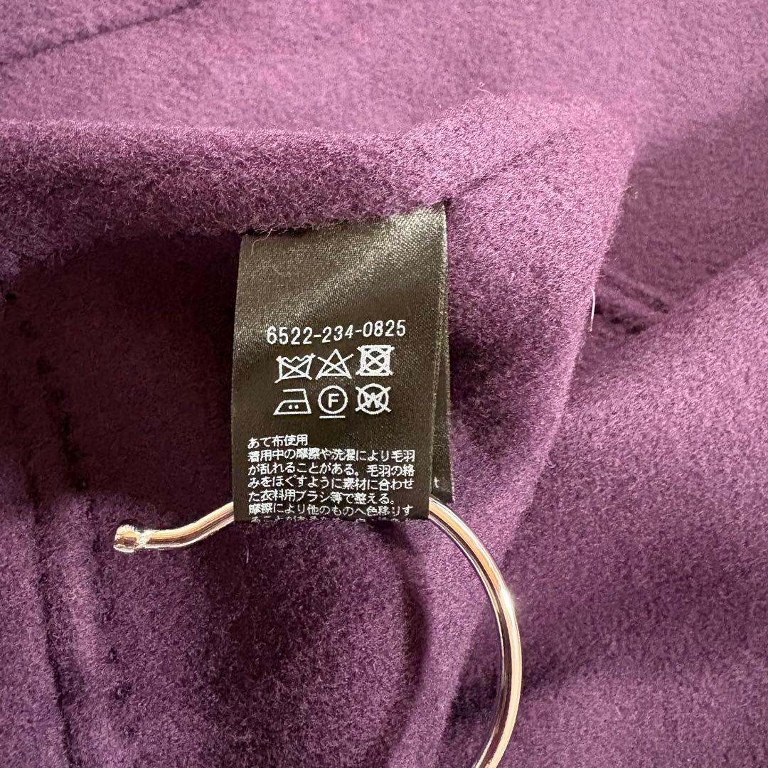 美品✨ドゥロワー　ケヌキ ビーバー ポンチョ　コート　ノーカラー ケープ