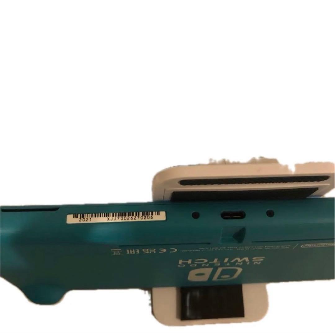 switch ライト　グリーン色　とケースのセット