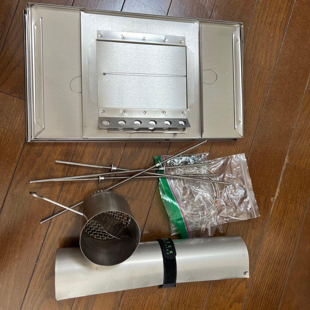 Seek Outside ポータブルチタン薪ストーブL