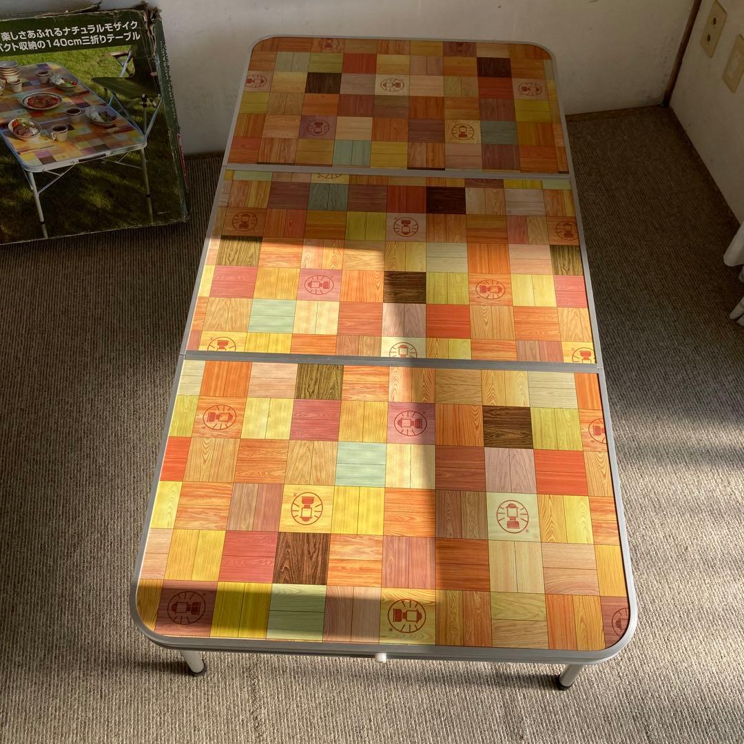 コールマン　ナチュラルモザイクリビングテーブル 140