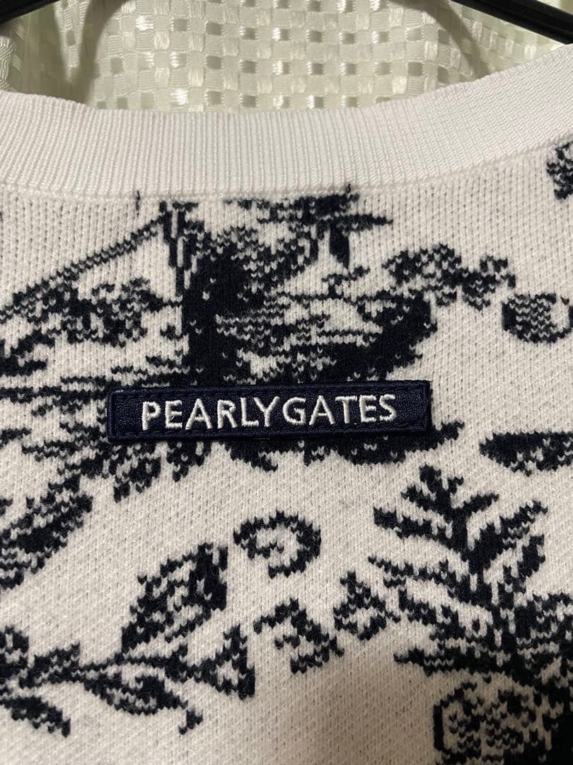 PEARLY GATES 花柄セーター サイズ1