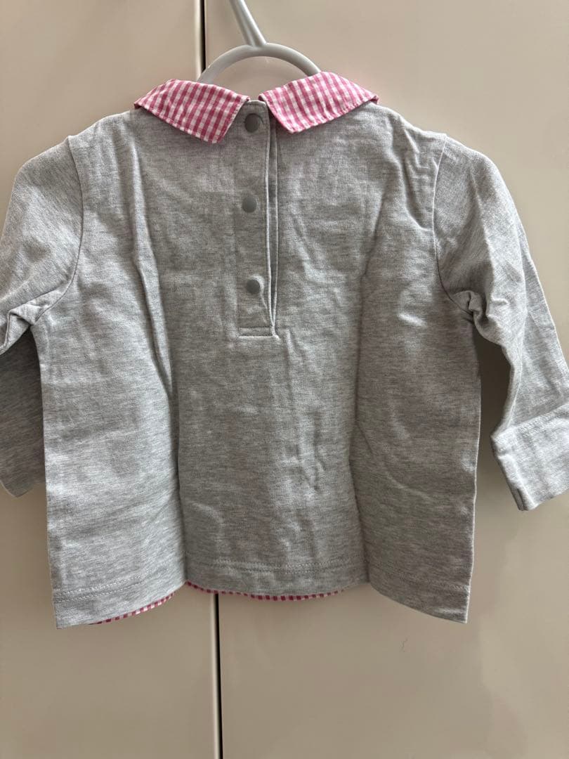 familiar ストライプ柄長袖Tシャツ