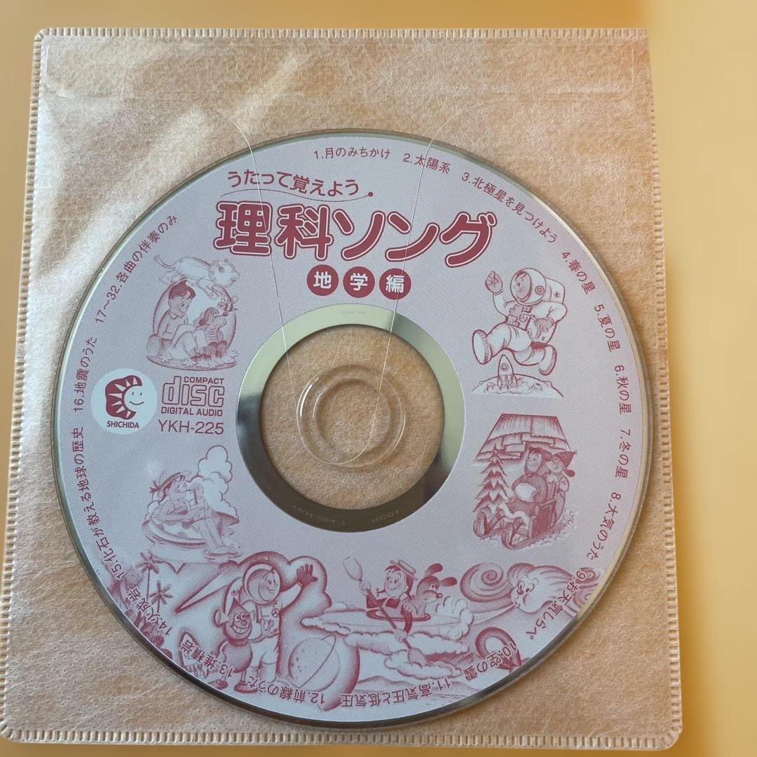 七田式社会科・理科ソング 4冊セット　CDつき