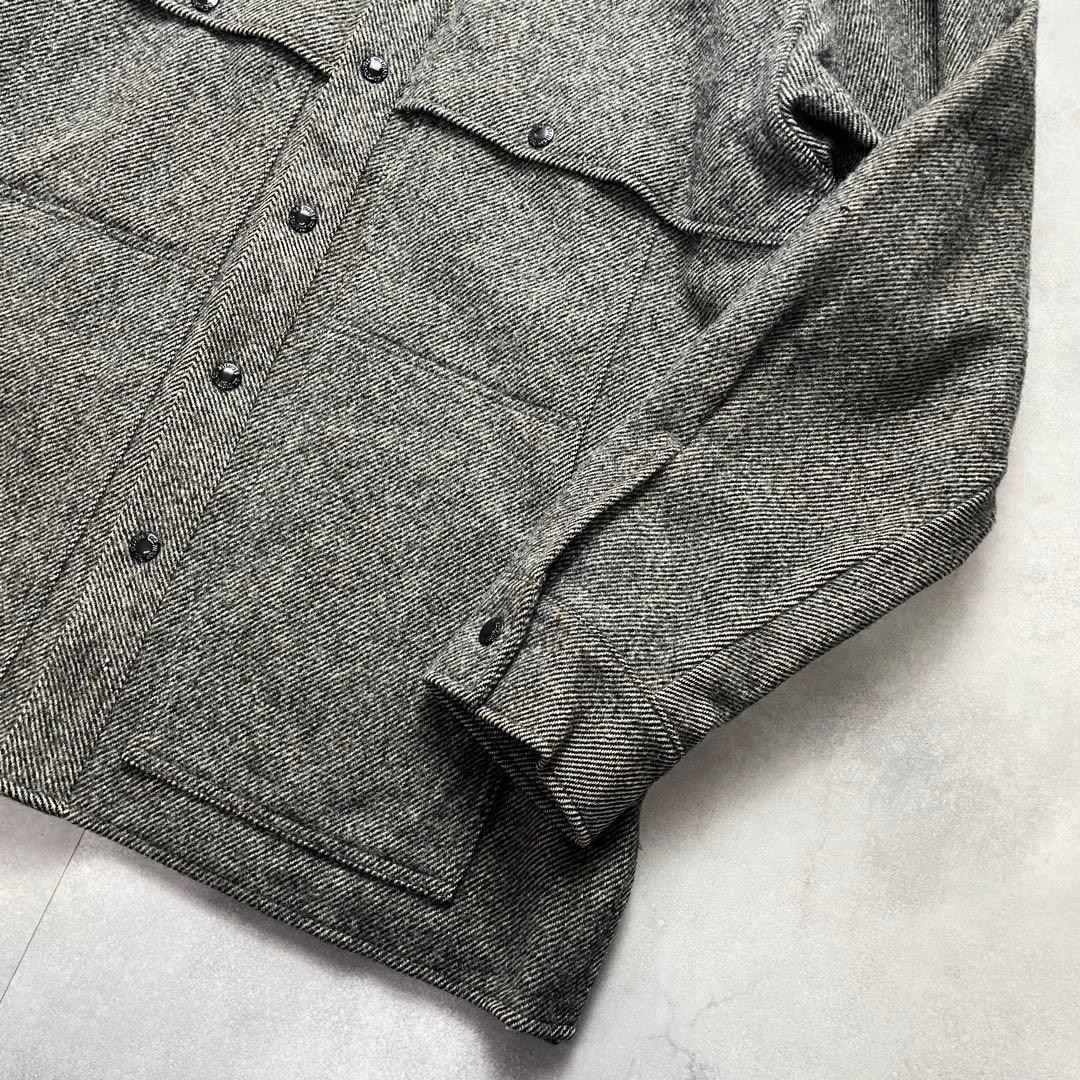 FILSON ダブルマッキーノクルーザー ヴァージンウール USA製 グレー