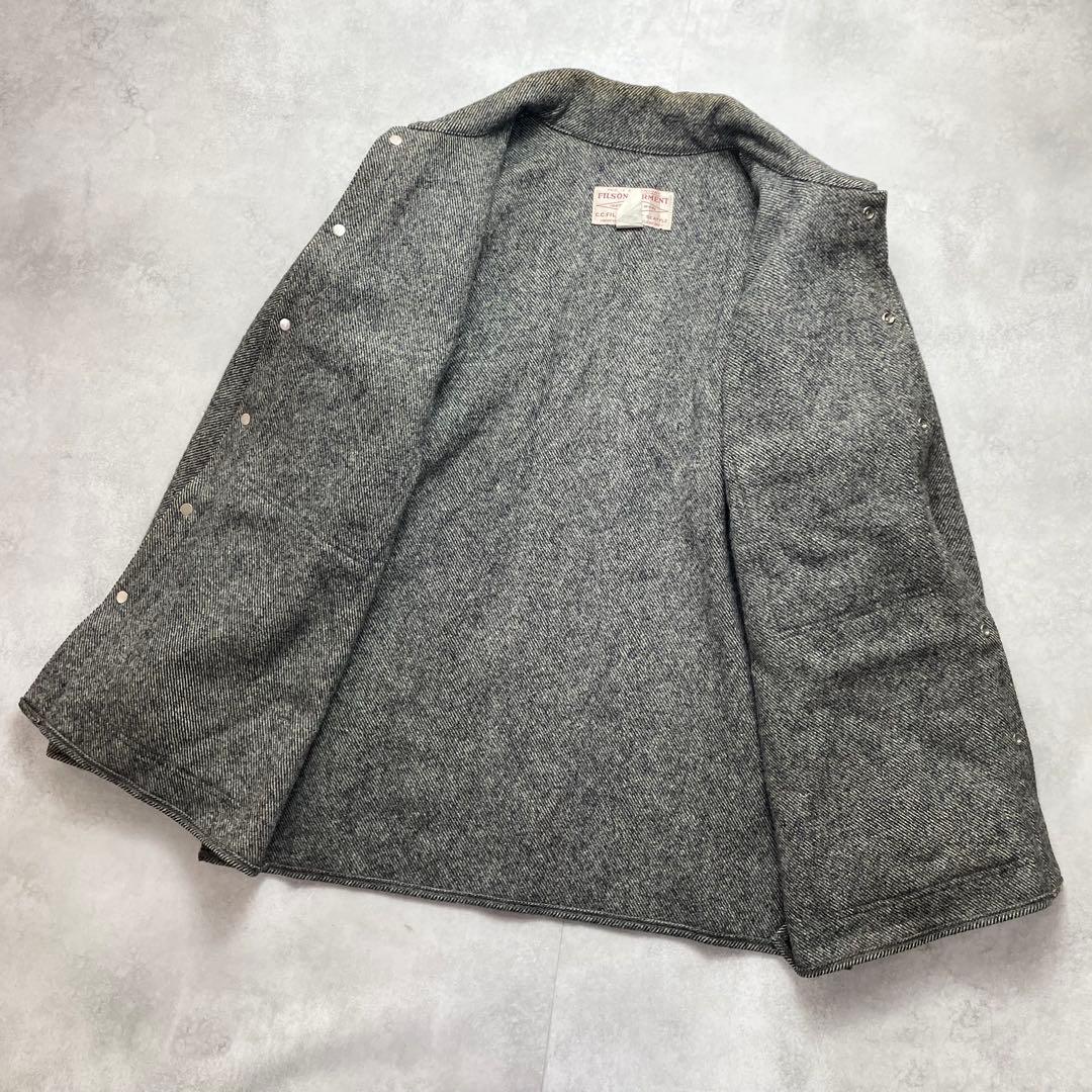 FILSON ダブルマッキーノクルーザー ヴァージンウール USA製 グレー