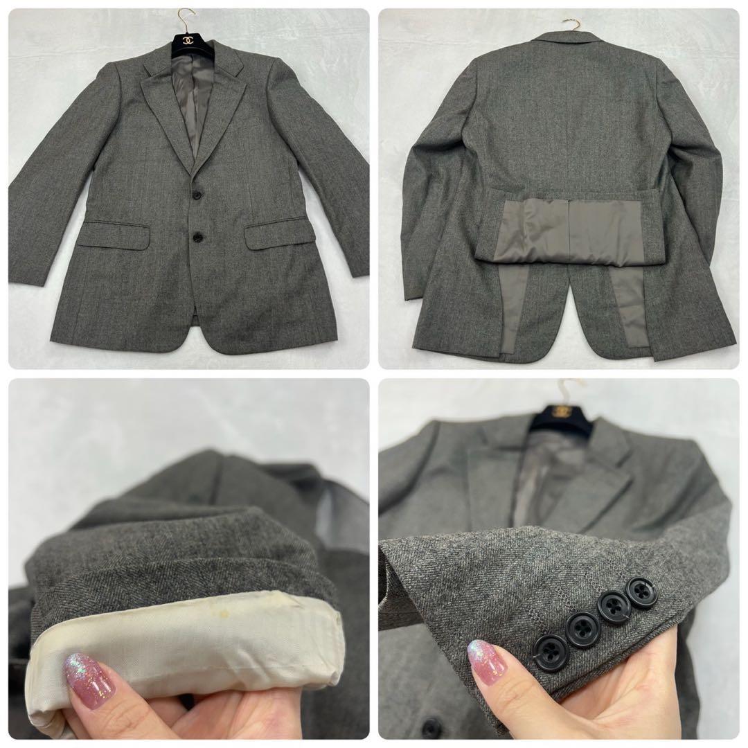 t*o様 I1① XL AB7 バーバリー シングル 3ピース スーツ 上下 メ