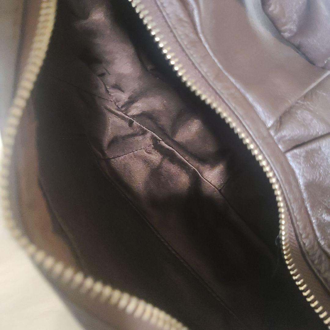 土屋鞄製造所 本革レザー ワンショルダーバッグ ダークブラウン 上質柔らか　軽量