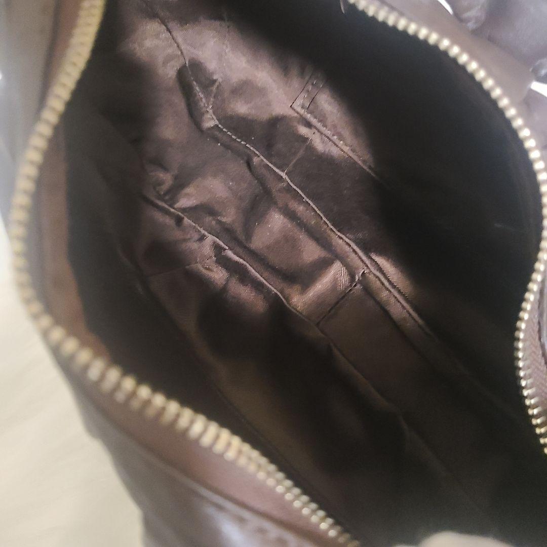 土屋鞄製造所 本革レザー ワンショルダーバッグ ダークブラウン 上質柔らか　軽量