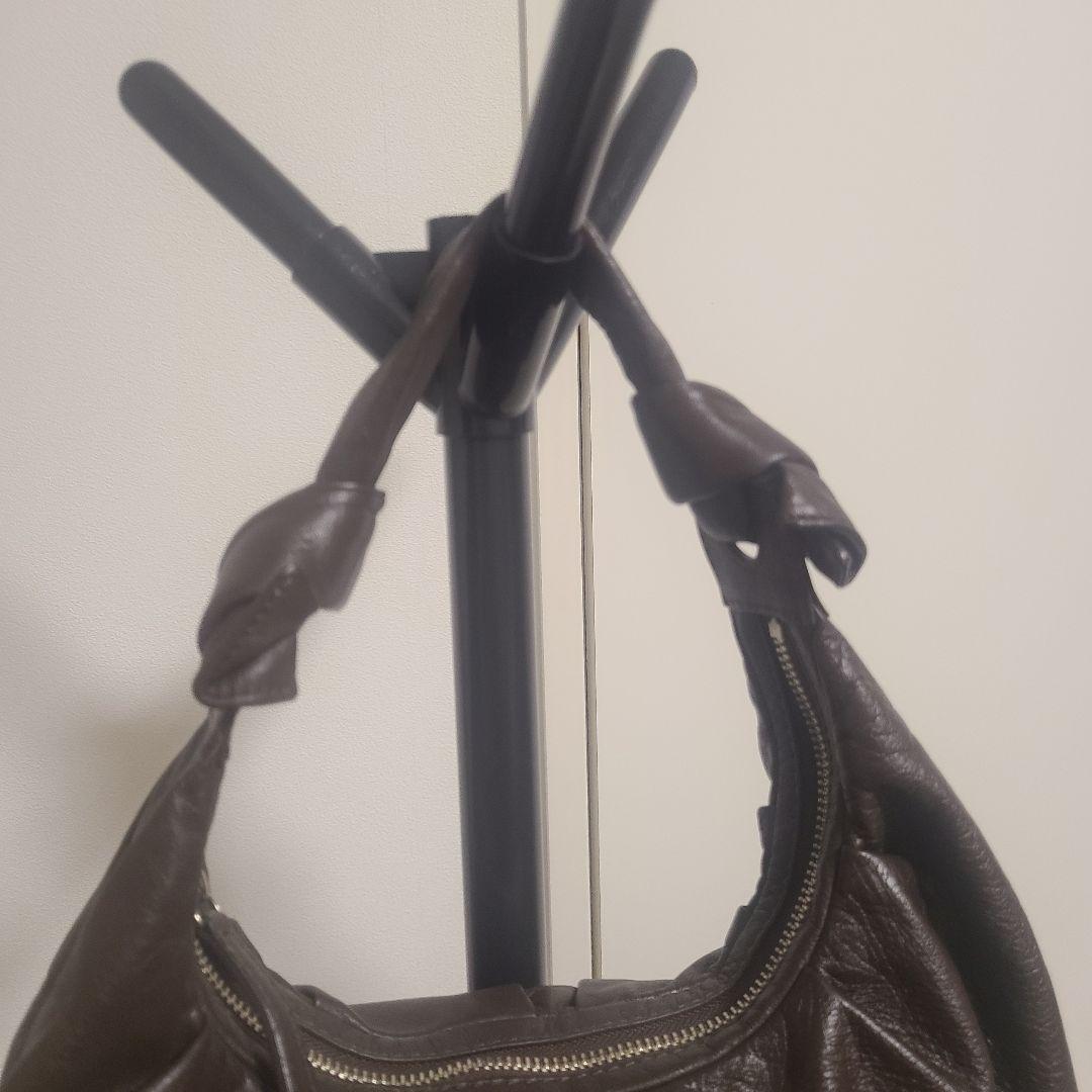 土屋鞄製造所 本革レザー ワンショルダーバッグ ダークブラウン 上質柔らか　軽量