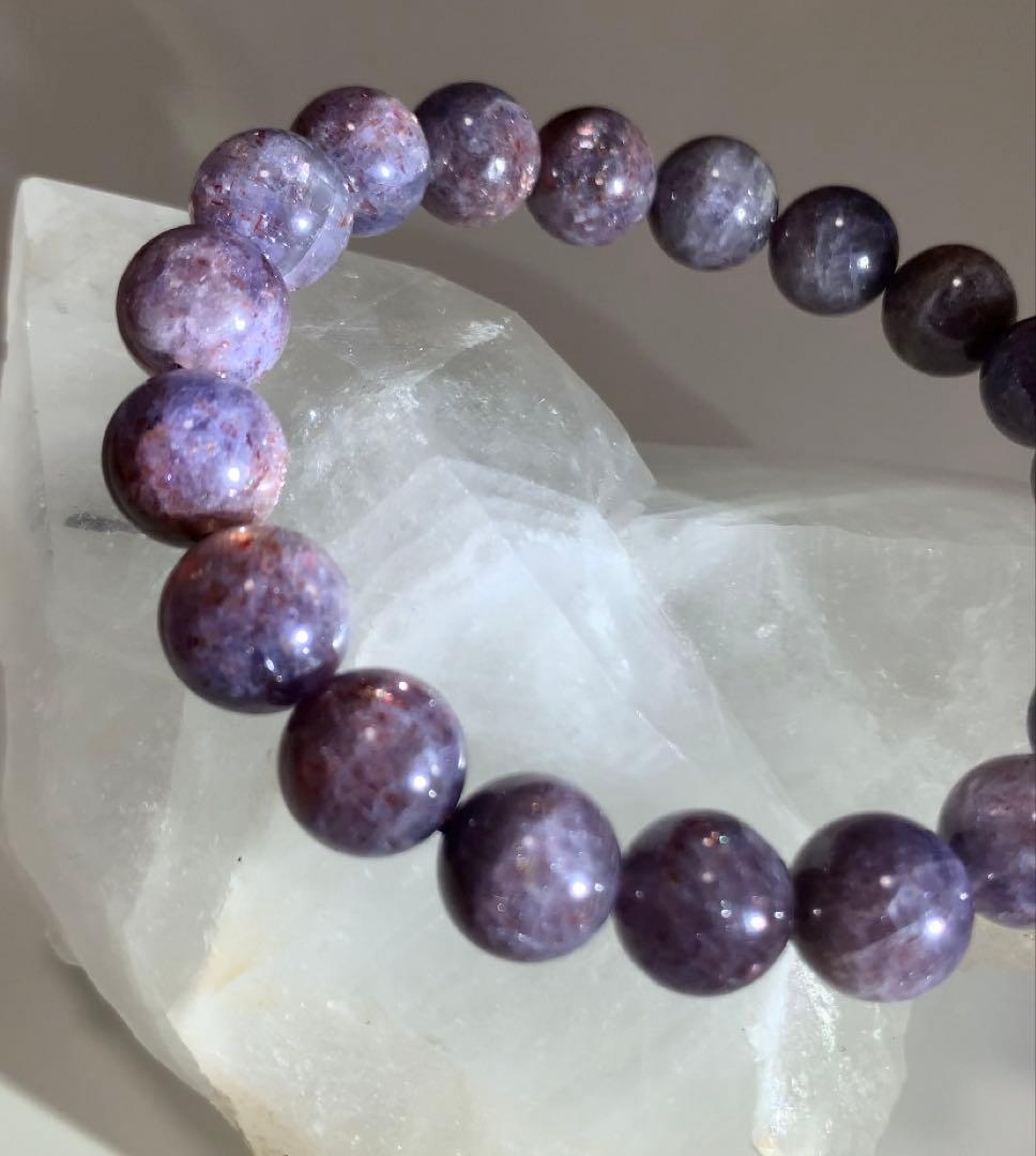 ★極上品★ ブラッドショットアイオライト　アイオライトサンストーン　ブレスレット