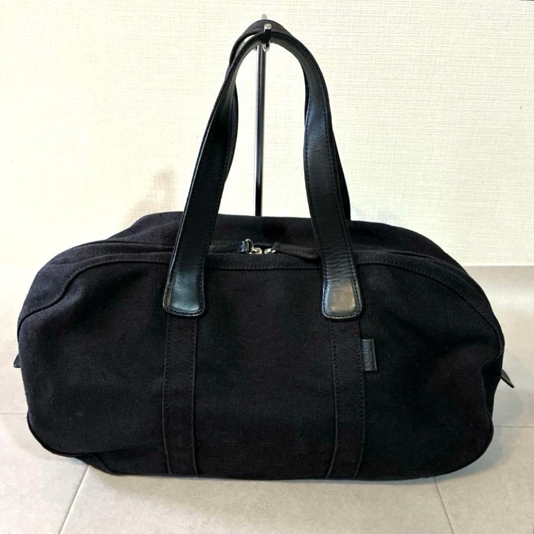 良品 ポーター ミニボストン ドラムバッグ キャンバス✕レザー 日本製