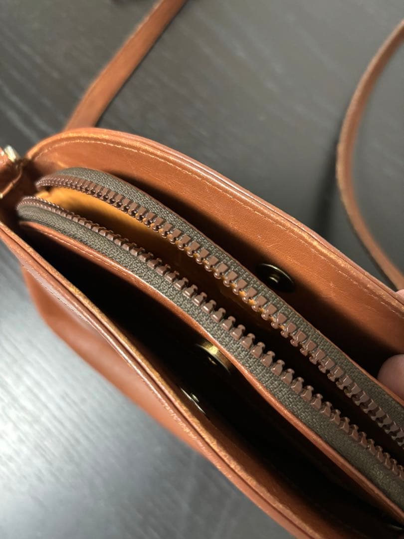 CELINE セリーヌ ショルダーバッグ トリオンフ 型押し ポシェット