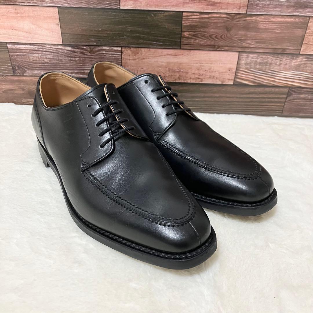 未使用級 SCOTCH GRAIN ビジネス シューズ 革靴 25.5EEE 黒