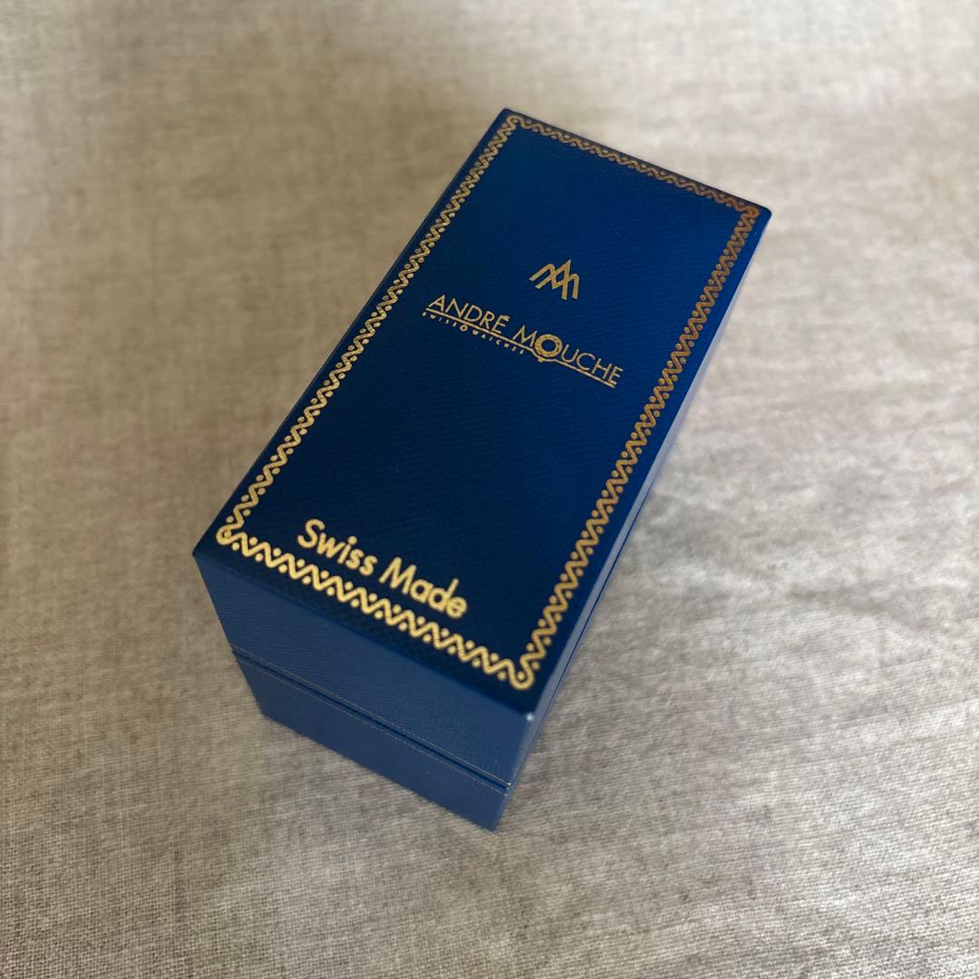 【美品】ANDRE MOUCHE アンドレムッシュ 腕時計 バングル