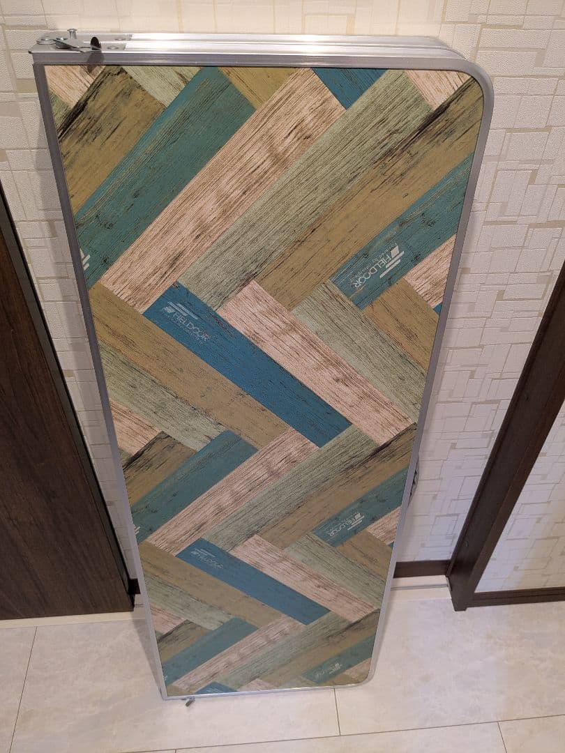 フィールドア アウトドアテーブル 折りたたみ ベンチ 2脚 セット 中古