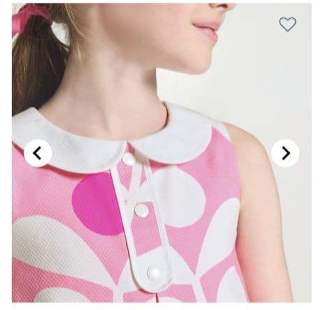 新作 jacadi ジャカディ フラワーモチーフワンピース