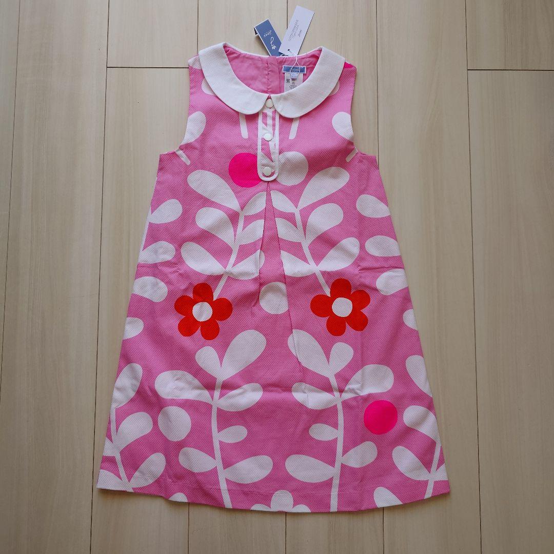 新作 jacadi ジャカディ フラワーモチーフワンピース