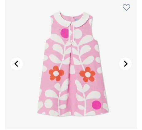 新作 jacadi ジャカディ フラワーモチーフワンピース