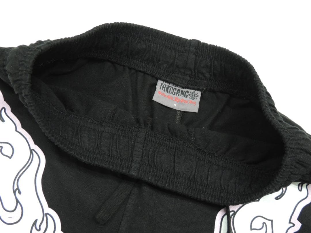 GLO GANG Flaming Glo Shorts USA製 ロゴ ショーツ