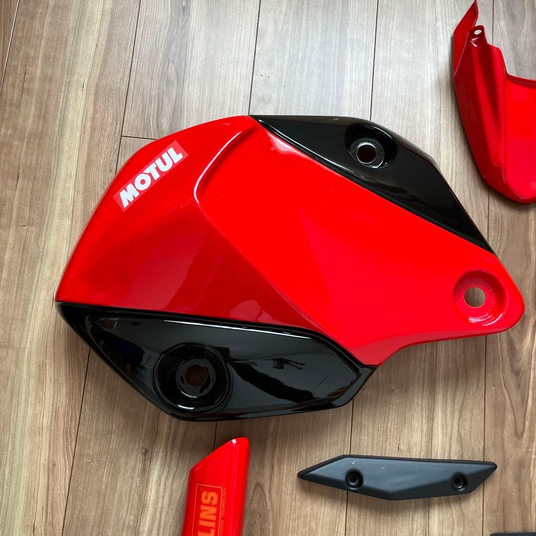 H2C製グロム 外装セット モタード　レッドホンダ バイクJC92 21-23年