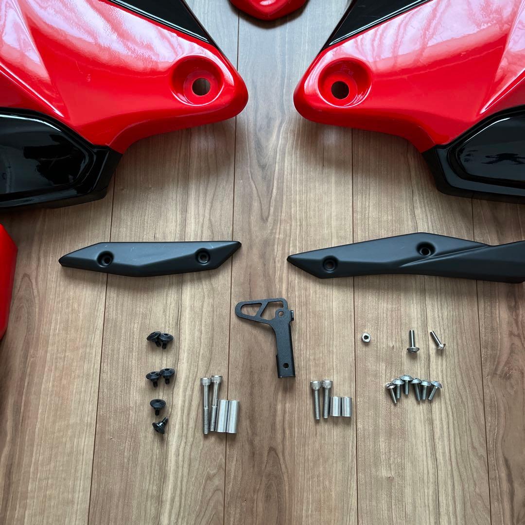 H2C製グロム 外装セット モタード　レッドホンダ バイクJC92 21-23年