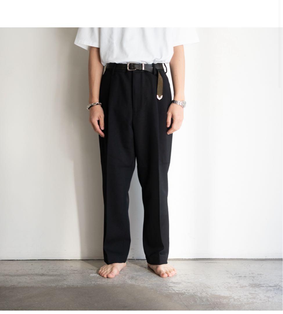 スーツ WACKOMARIA DOUBLE PLEATED CHINO TROUSERS