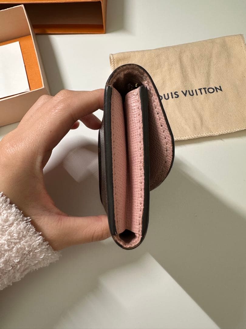 LOUIS VUITTON ケース ブラウン/ピンク