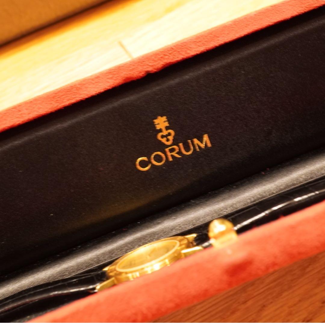 コルム ロムルス K18YG金無垢レディース腕時計 ゴールドCORUM