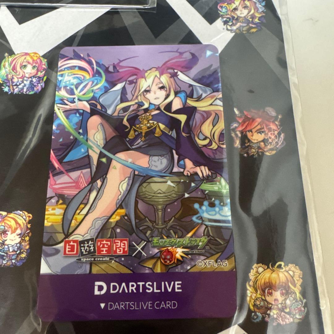 モンスト 自遊空間 コラボ ダーツライブカード 5枚セット