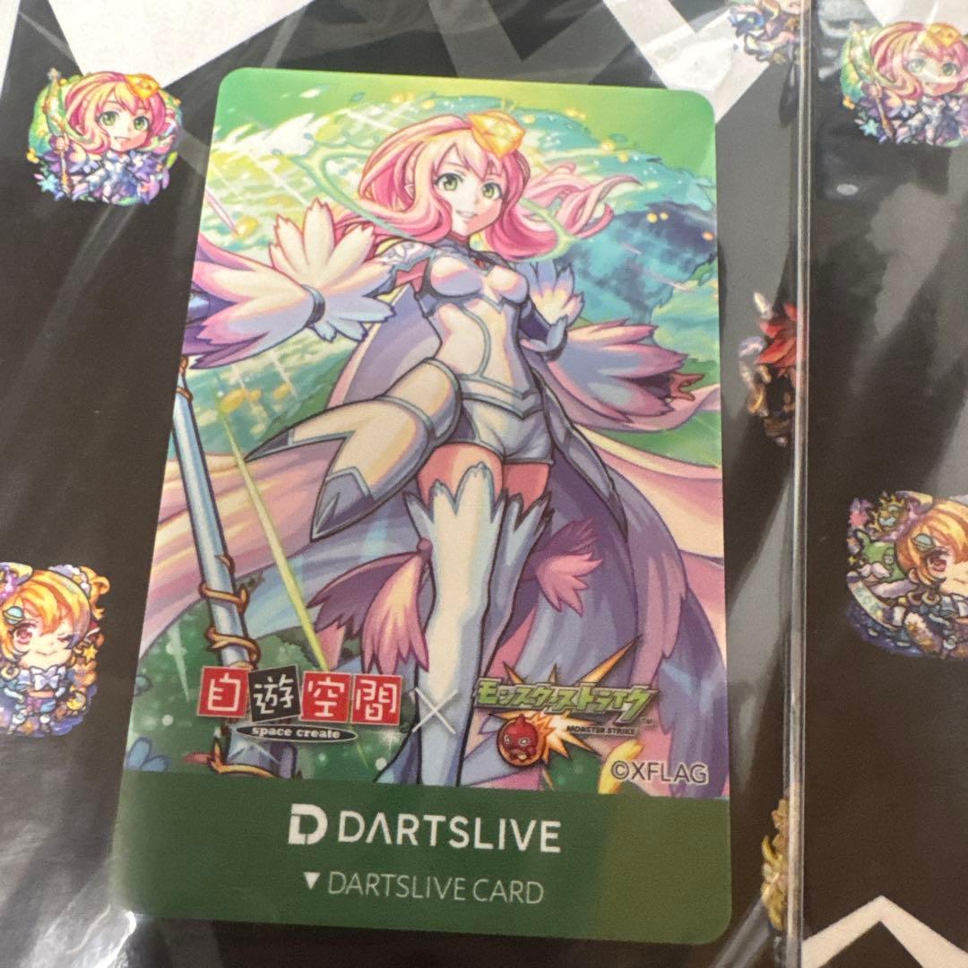 モンスト 自遊空間 コラボ ダーツライブカード 5枚セット