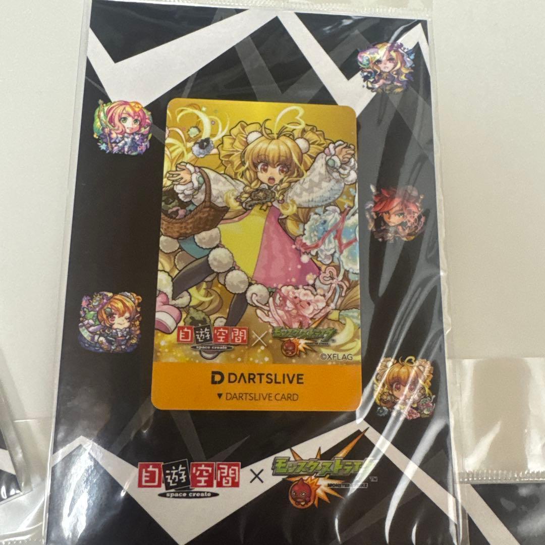 モンスト 自遊空間 コラボ ダーツライブカード 5枚セット