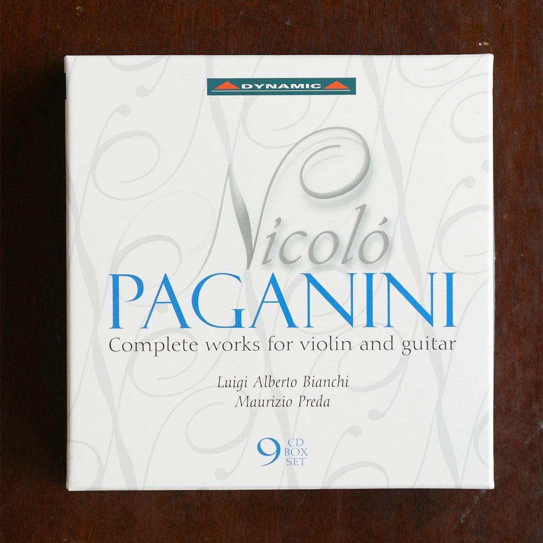 パガニーニ：ヴァイオリンとギターのための作品全集　9CDBOXセット