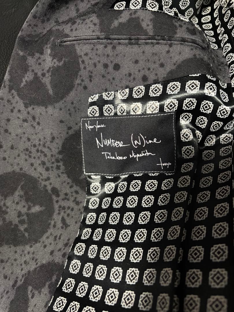 t*4様 Number (N)ine ナンバーナイン　テーラードジャケット　ロン