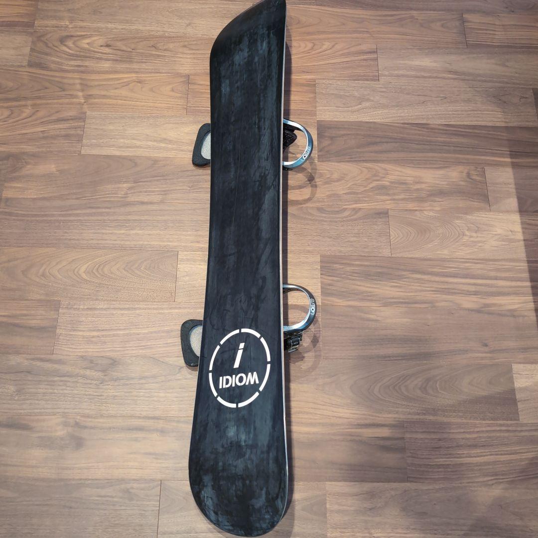 【希少】BURTON idiom スノーボード 156cm 木製 ビンディング付