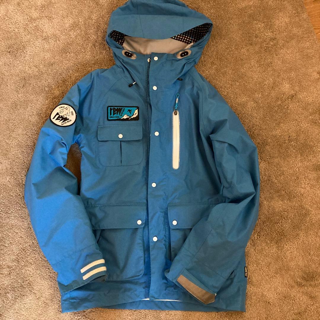 REW スノーボードジャケット スノボ 青 ブルー おまけつき