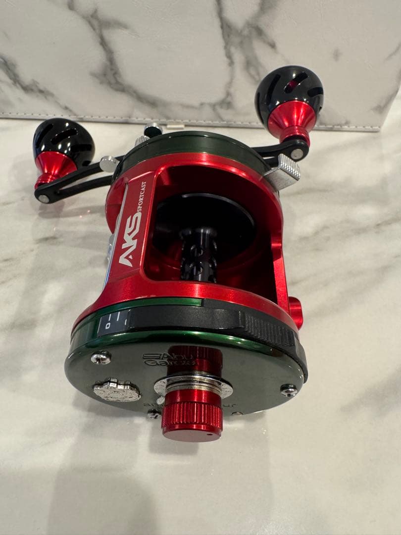 アブ6500CS MAG レア　AKSフレーム付きカゴ釣り