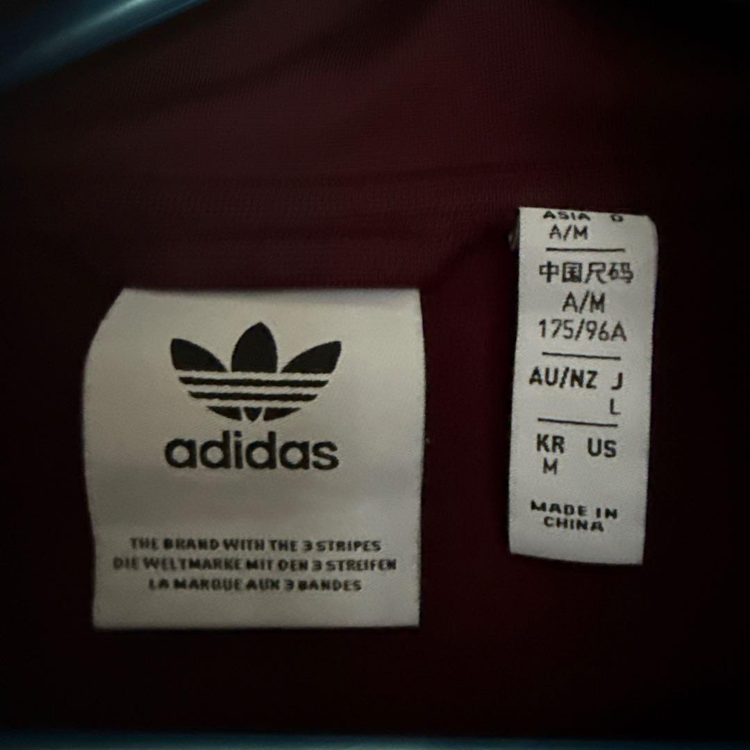 adidas トラックジャケット 完売商品 マルーン バーガンディ 美品