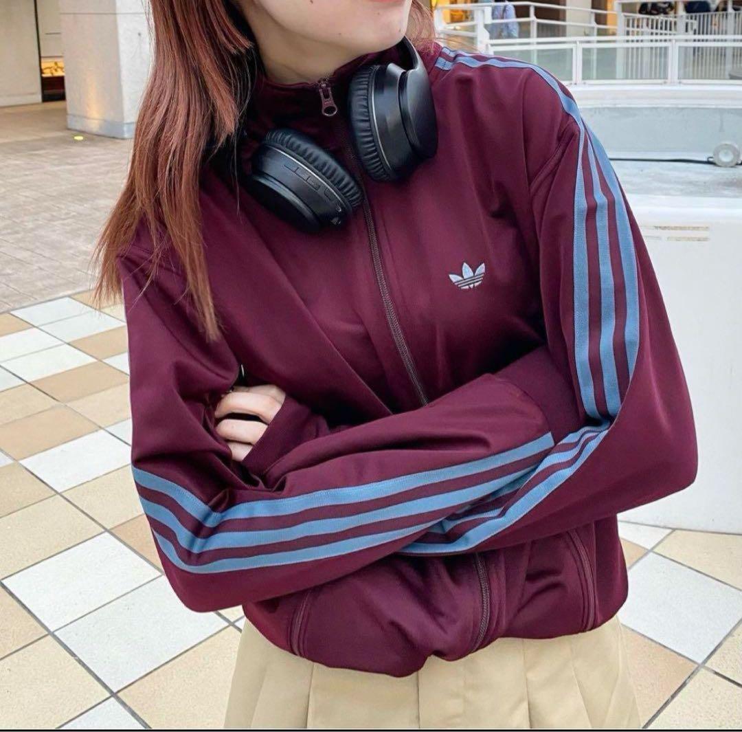 adidas トラックジャケット 完売商品 マルーン バーガンディ 美品
