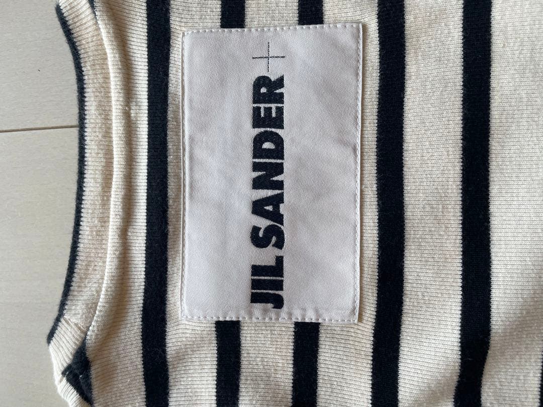 JIL SANDER+ ストライプ長袖カットソー