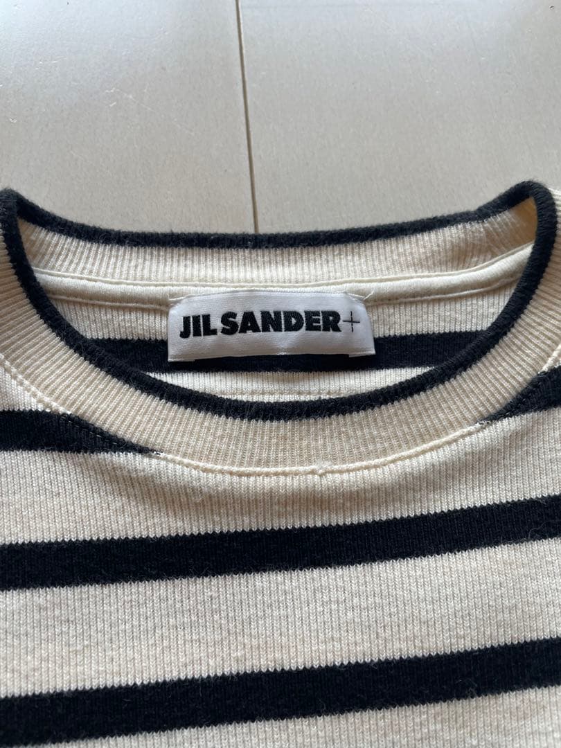 JIL SANDER+ ストライプ長袖カットソー